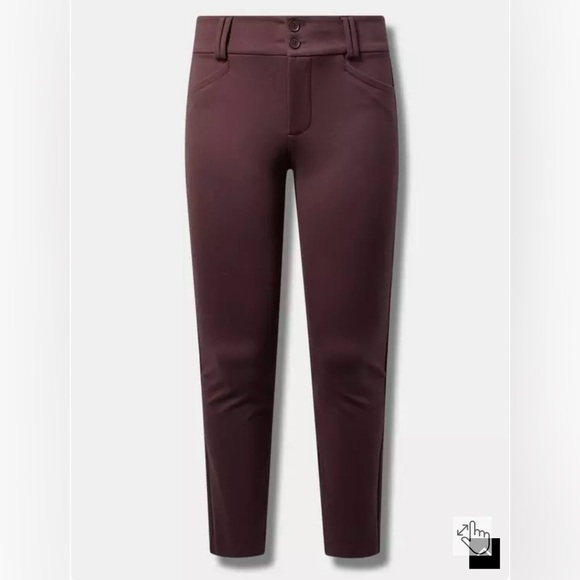 Torrid Purple Ankle Cropped Pants Sleek Design - Picture 1 of 8